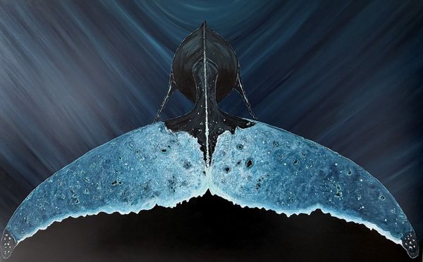 Painting by Jennifer Nicholson, watercolour and acrylic
